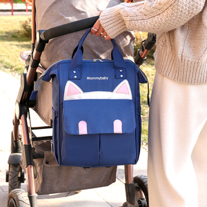 Mochila de gran capacidad impermeable para pañales de mamá, bolsa de pañales de moda, venta al por mayor - Product Image 6
