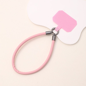 Universal Phone Lanyard Adjustable PU Leather Neck Strap With Phone Patch All <strong>Smartphones</strong> Wrist Strap Rope Phone Case Patch - Product Image 4