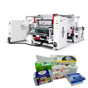 เครื่องตัดและพับกระดาษเช็ดปากอัตโนมัติ Onepaper PLC มอเตอร์ 380V 150 ชิ้น/นาที สำหรับโรงงานผลิตกระดาษทิชชูและกระดาษเช็ดหน้า - Product Image 2