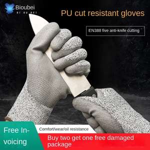 Zware Pu Gecoate Geïsoleerde Eco Werkhandschoenen Pu Winter Arbeidsbescherming Veiligheid Snijbestendige Handschoenen Gesneden 5 Voor Handbescherming - Product Image 5