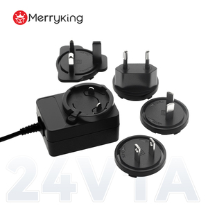 Merryking 5V 6V 9V 12V 24V 1A 1.5A 2A 3A hoán đổi cho nhau Power <span class=keywords><strong>Adapter</strong></span> có thể tháo rời cắm - Product Image 1