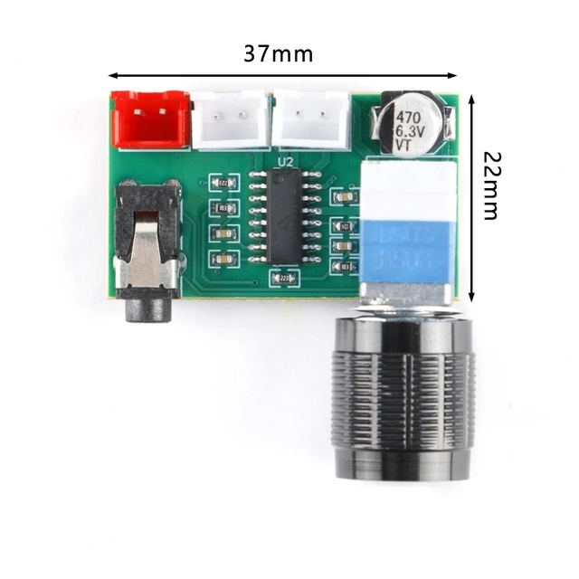 Aizesion XH-A157 Dual 3W Desktop Audio Amplifier Board USB-Powered 5V PAM8403 Digital Power Amplifier 37x20x13mm