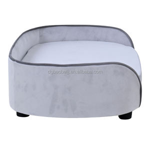 Neues Design Holz Haustier bett Leichtes mobiles Haustier Sofa Großhandel Benutzer definierte Günstige Hunde bett - Product Image 4