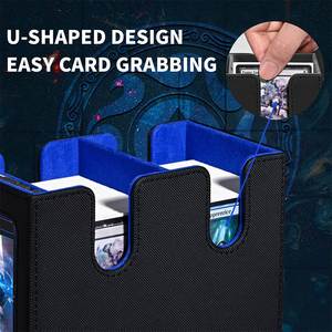 Boîte double deck FX avec fenêtre de visualisation - Contient plus de 200 cartes à double pochette - Étui TCG personnalisé avec logo OEM pour Commander Pokémon - Product Image 4