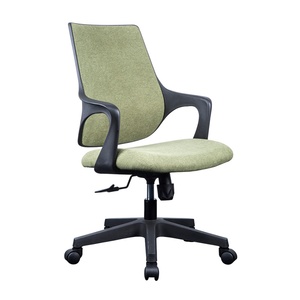 Fauteuil de bureau ergonomique pivotant moderne à dossier moyen en maille, avec cadre en aluminium plus épais et durable, réglable en hauteur (3-5 positions) - Product Image 1
