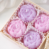 Coffret Cadeau de Bougies Parfumées à la Pivoine en Gros – Collection de Bougies Artisanales en Mélange de Soja pour l'Aromathérapie, Idéales pour la Décoration Intérieure et les Cadeaux d'Événements