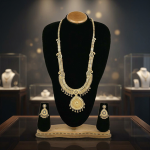 Wholesale Brass 14K 18K 24K Gold Plated Women's Fashion <b>Long</b> <b>Necklaces</b> Traditional Jewelry Wedding Oro Joyeria - Product Image 3