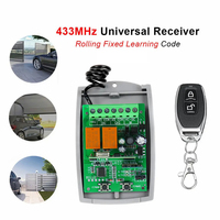 Interruptor de Control Remoto Inalámbrico HFY KG21 433Mhz, Módulo Receptor de Relé Universal, Interruptor RF Inteligente para Puerta de Garaje o Barrera