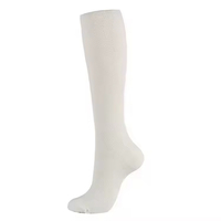 Chaussettes de compression hautes pour hommes et femmes, respirantes, imprimées avec un logo personnalisé, colorées, pour les sports de plein air, pour les jeunes