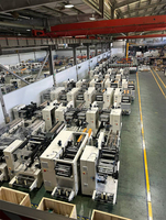 Machine d'emballage intégrée haute vitesse pour serviettes en papier à double sachet, machine d'emballage de trois paquets de serviettes en papier pour papier hygiénique