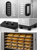 108 Bakjes Hoge Capaciteit Gasgestookte Voedseldehydrator Zeevruchten Groente Dehydrator Fruitdroger voor Voedselverwerking