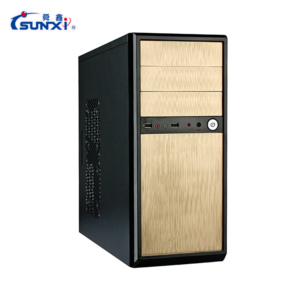בתפזורת atx מחשב עם אספקת חשמל מאוורר פרספקס אופקי מקורר מעבד קבינט מארז מחשב מחשב מארז - Product Image 2