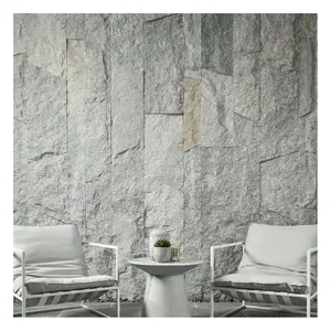 Grande dalle de granit gris chinois naturel poli coupé Fournisseur de marbre personnalisé Plancher extérieur