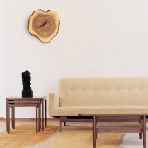 Creative Solid Wood Annual Ring <strong>Clock</strong> Mute Living Room Decorative Wall <strong>Clock</strong> Home Decoration Wood <strong>Clock</strong> for Wall - Product Image 3