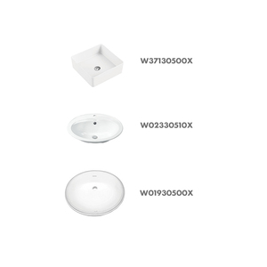 Vasque en céramique DongPeng de haute qualité 1250 ℃   Vasque en céramique cuite à haute température à faible absorption d'eau pour meuble-lavabo ODM/OEM - Product Image 2