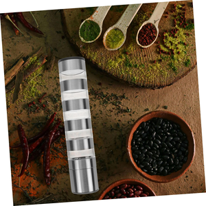 Kitchen Utensils Mini Portable <b>Pepper</b> and Salt <b>Grinder</b> Set 4 Jars Stackable Seasoning Spice Salt <b>Pepper</b> Mills <b>Pepper</b> <b>Grinder</b> Set - Product Image 5