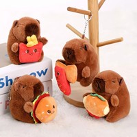 Capybara Pluche Charme Knuffel Schattig Fruit Frietjes Kinder Cadeau Groothandel
