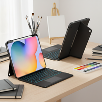 Coque de protection avec clavier amovible et support pour tablette éducative Samsung Galaxy Tab S6 Lite 10.4 pouces – Meilleures ventes