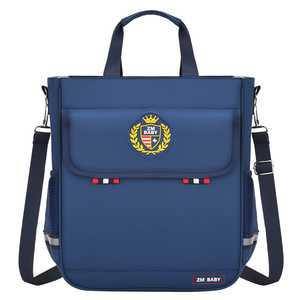 Zm Baby Elementary School Tutoring Bag 18 In Royal Blue Crossbody Shoulder Handbag For Ages 6-12 Unisex Student Tote - Product Image 5