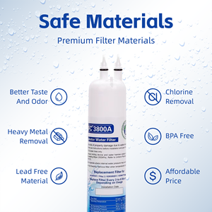 Filtre à eau pour réfrigérateur OnePurity RFC 3800A, charbon actif, plastique, durée de vie de 6 mois, installation facile - Product Image 3