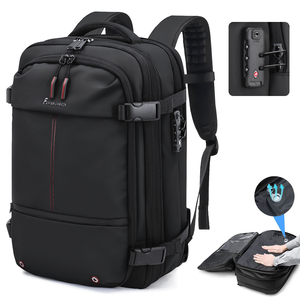Sac à dos de voyage extensible grande capacité 60L avec serrure TSA, sac à dos pour ordinateur portable 17,3 pouces pour hommes, idéal pour les voyages d'affaires - Product Image 1