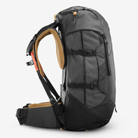 Sac à dos de randonnée sportif d'extérieur personnalisé avec logo, 50L, imperméable, pour femmes, avec plaque en aluminium