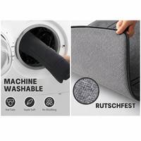 Tapis de salle de bain personnalisé de 30 mm en mousse à mémoire de forme, lavable, écologique, ultra doux, base en PVC, confortable, solide, de haute qualité