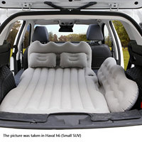 Matelas à air gonflable Coussin de lit de camping Oreiller Lit à air de voiture avec pompe à air Matelas de couchage portable