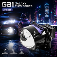 Projecteur laser Bi-LED super lumineux de 3 pouces pour phare de voiture, installation facile, 70W, faisceau haut et bas, longue durée de vie, kit de rétrofit automobile