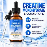 Créatine monohydrate liquide en marque privée OEM, boissons énergétiques pures, compléments nutritionnels sportifs, gouttes de créatine, créatine liquide