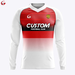 Baskılı Kulüp Futbol Formaları Özel Orijinal Uzun Kollu Futbol Tişörtleri Okul Takımı Spor Giyim Erkekler İçin PZ-X25038 - Product Image 1