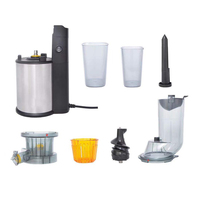 Nieuwe verticale slowjuicer met koude pers voor fruit, appel, sinaasappel en groenten