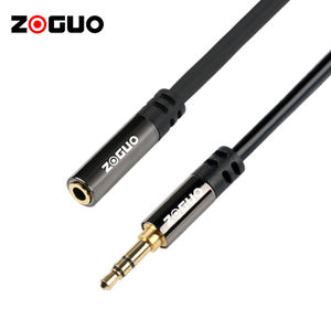 Câble d'extension 3.5MM mâle à femelle 3 pôles connecteur plaqué or câble Audio stéréo Aux son <span class=keywords><strong>HiFi</strong></span> pour <span class=keywords><strong>casque</strong></span> audio de voiture - Product Image 1