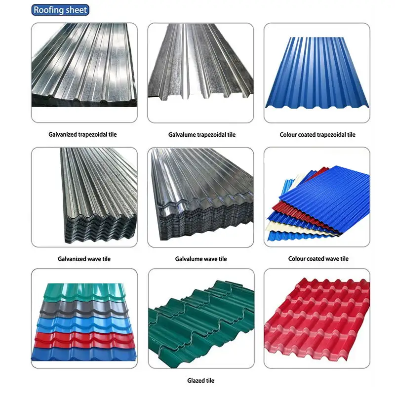 prepainted corrugated roofing steel sheets PPGI roofing for Africa