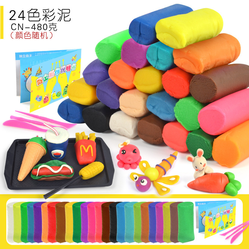[Pack de recharge de 24 couleurs d'argile colorée]