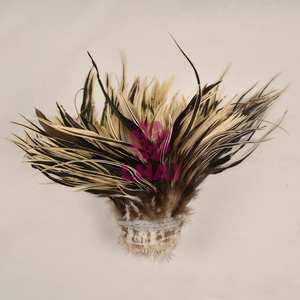 <span class=keywords><strong>Plumes</strong></span> de faisan jaune naturel de 4-6 pouces en gros pour la fabrication de mouches de pêche, matériaux de bricolage, décorations de costumes de carnaval - Product Image 4