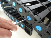 Cadena Portacables Flexible de Nylon PA66 para Máquina CNC