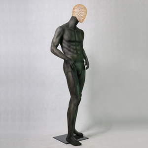 Vendita Rosa Bicromato di potassio Filo di Testa D'uovo Tutto vestito Maschio Scuro Astratta Maniquines - Product Image 6