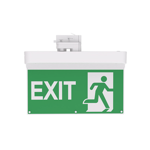 Señal de salida LED Premium de 24M, montaje en pista de ajuste rápido, autoprueba, emergencia, 220V, SMD, iluminación acrílica de litio para interiores - Product Image 3