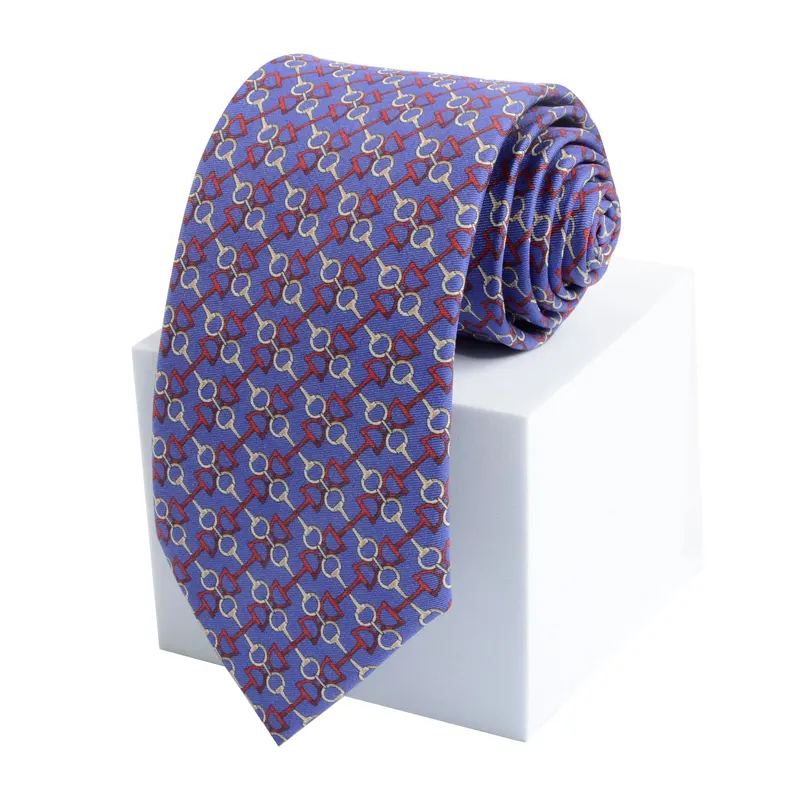 Kravat üreticileri moda lüks el yapımı özel erkek iş kravat Polyester baskılı boyun bağları erkekler için resmi hediyeler
