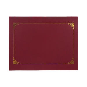 Porte-documents en papier A4 de haute qualité avec logo personnalisé pour certificat, diplôme, cadeau promotionnel. - Product Image 5