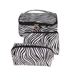 Bolsa de maquillaje de viaje con estampado de mariposa, bolsa de maquillaje de viaje personalizada para cosméticos, bolsa de cuero PU, Neceser de maquillaje Floral - Product Image 4