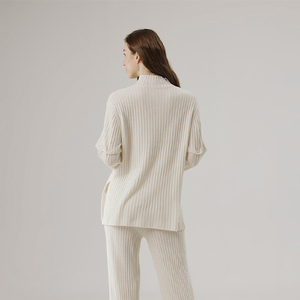 <span class=keywords><strong>Pull</strong></span> en tricot côtelé en <span class=keywords><strong>cachemire</strong></span> Ensemble de pulls à <span class=keywords><strong>col</strong></span> <span class=keywords><strong>roulé</strong></span> pour <span class=keywords><strong>femme</strong></span> - Product Image 2