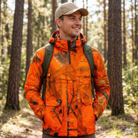 AQTQ Veste de Camouflage Unisexe Imperméable pour Chasse par Temps Froid