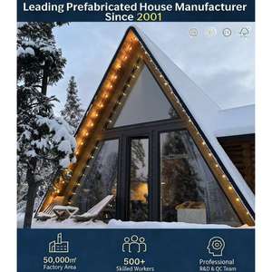 Villa modulaire en bois écologique, design européen, cabane en rondins triangulaire préfabriquée pour <span class=keywords><strong>camping</strong></span> touristique - Product Image 1