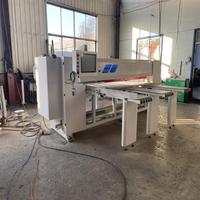 Scie à panneaux horizontale CNC QIANGNAI, machine à bois électronique, moteur 7,5 kW, 380 V, longueur 1600 mm, cœur PLC, garantie 1 an, facile à utiliser