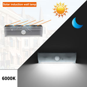 Lámpara Solar LED con Sensor de Movimiento IP65, Luz de Jardín Impermeable para Exteriores, Apliques Solares para Escaleras, Vallas y Paredes Exteriores - Product Image 5
