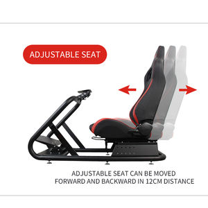 Prix usine voiture conduite jeu Cockpit support simulateur course volant support siège de jeu - Product Image 5
