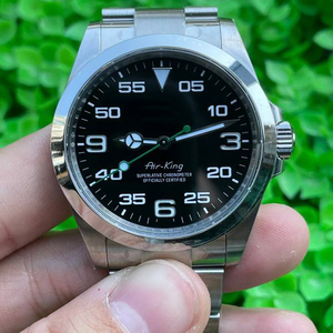 Precio al por Mayor Clean Air King Factory Super CF 3230 Movement 904L Reloj de Pulsera de Acero para Hombre de Lujo de Alta Calidad con Puntero Luminoso - Product Image 6