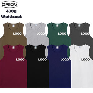 Canotta da Palestra da Uomo 2026 in Cotone Spandex 430g, Senza Maniche, Personalizzabile con Logo, Traspirante, per Allenamento Atletico e Fitness - Product Image 1